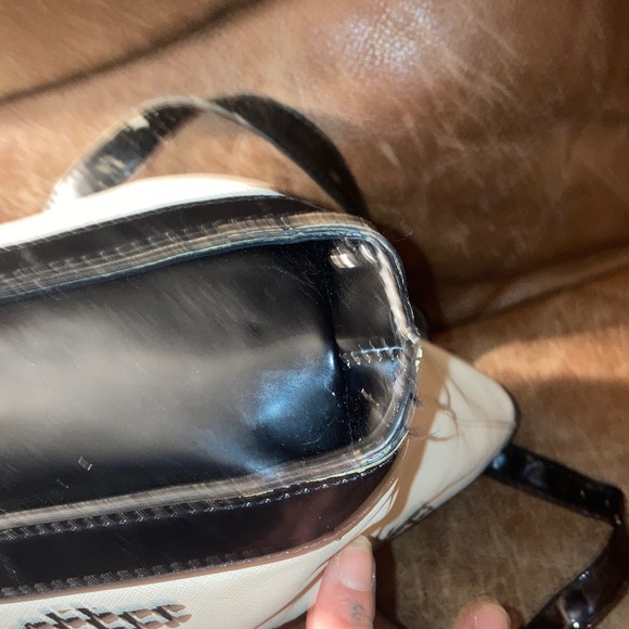 Lululemon Athletica Black and White Houndstooth Dog Tote - Picture 6 of 6